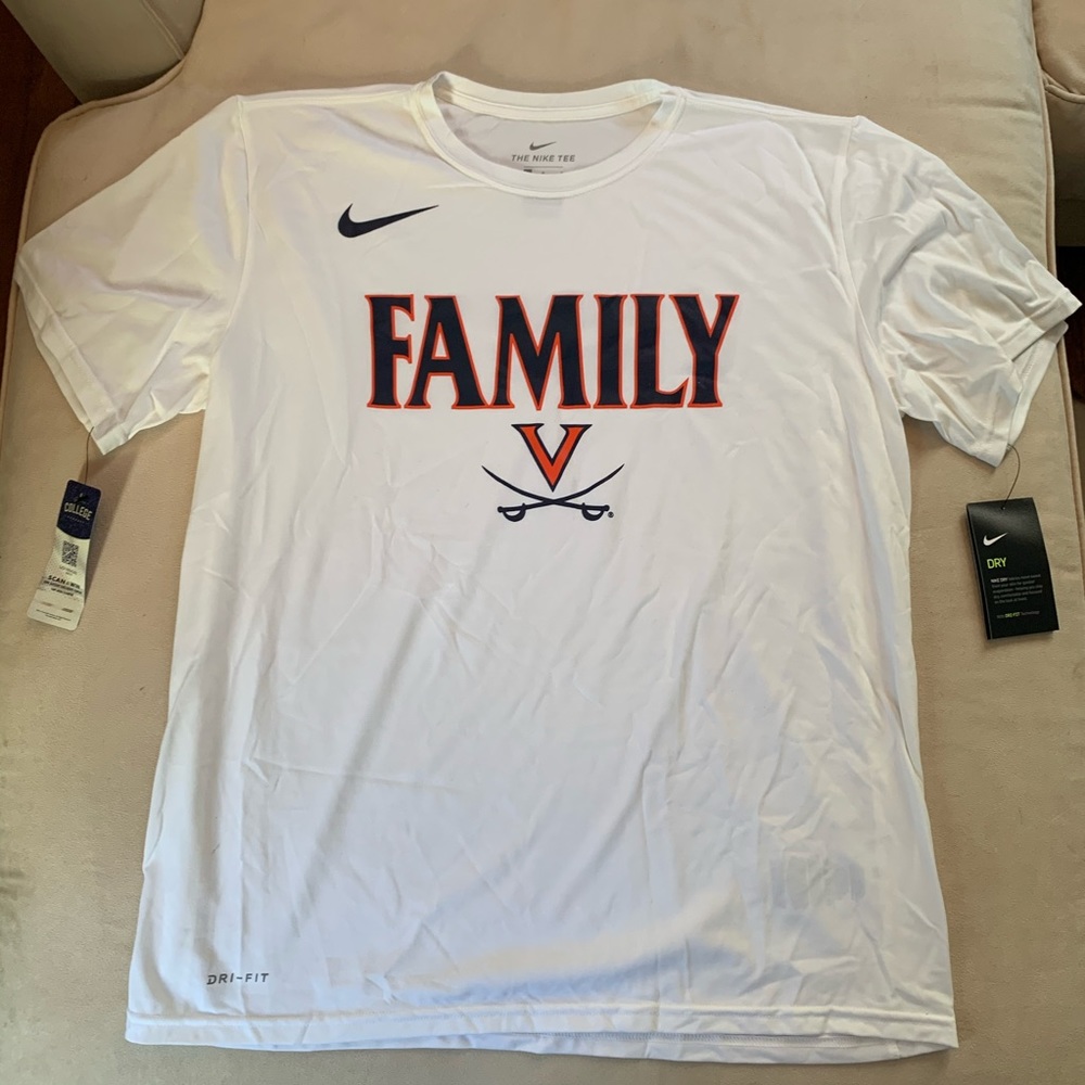 UVA Basketball Nike Family tee